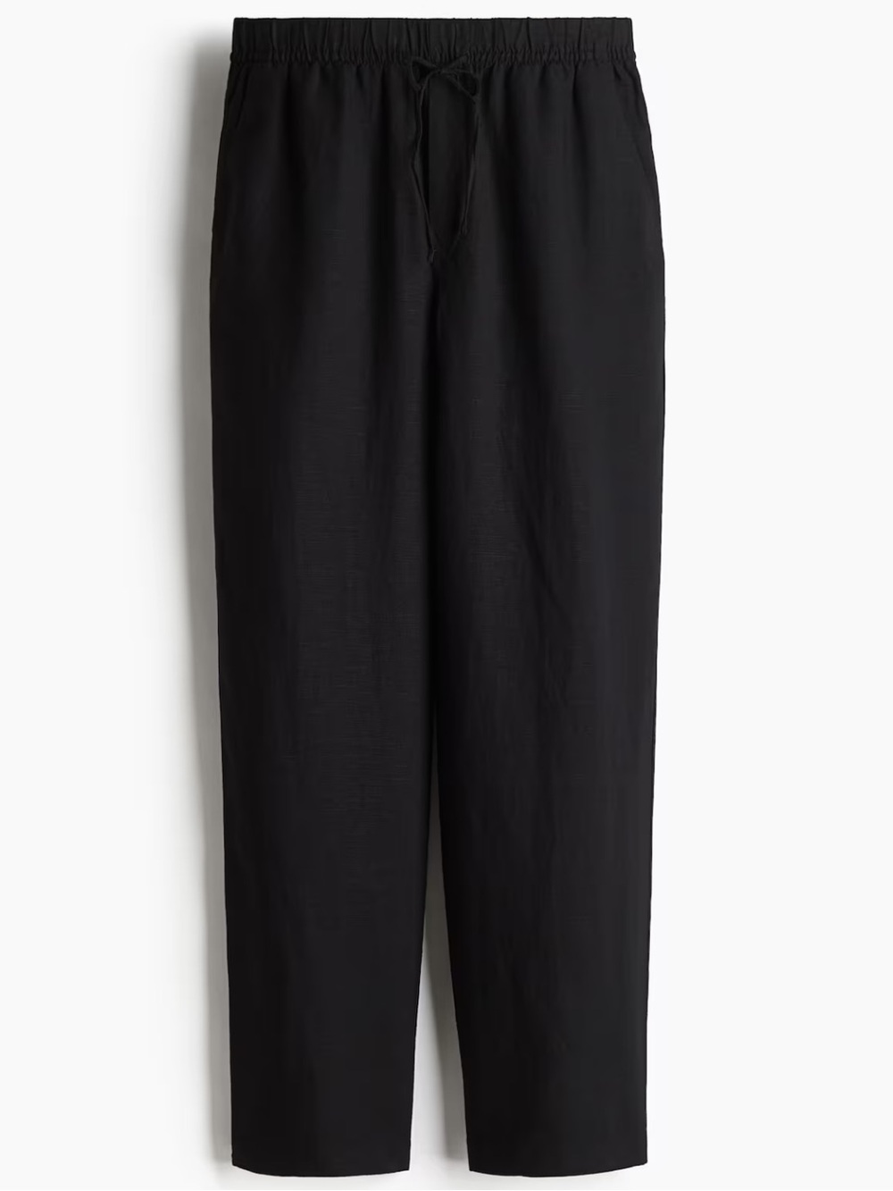 H&M Black Drawstring Relaxed Pants